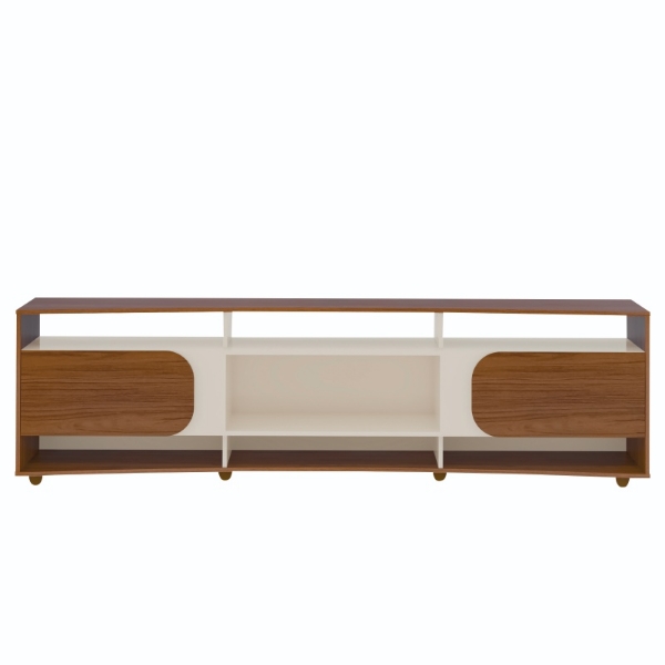 Picture of Elegance TV Stand - Cedar & Off White