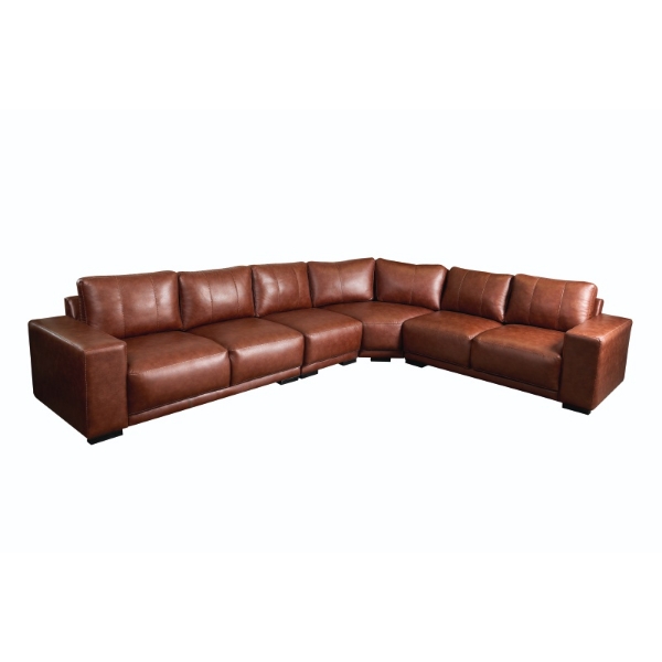 Picture of Bonica 4 Pce Corner Lounge Suite - Austin Burgundy