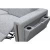 Picture of Seattle 6 Pce 2 Motion Corner Lounge Suite - Grey