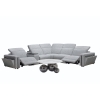 Picture of Seattle 6 Pce 2 Motion Corner Lounge Suite - Grey