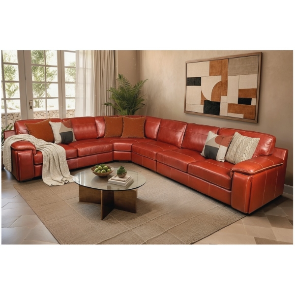 Picture of Eclipse 4 Pce Corner Lounge Suite  - Berlin Tan