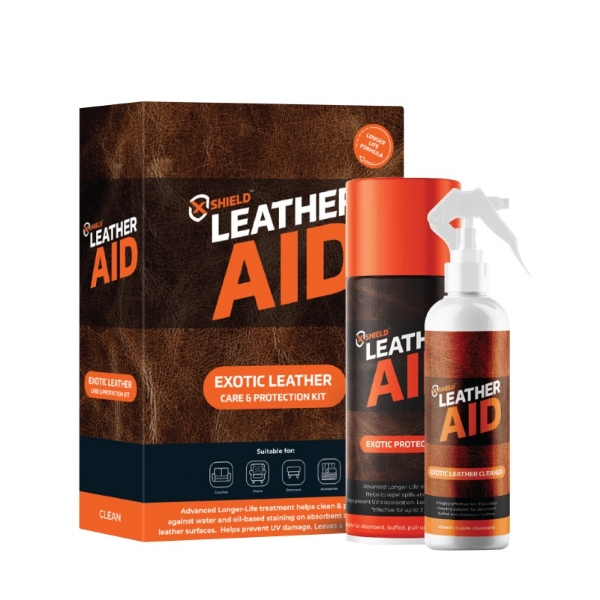 Picture of XShield Leather Aid Exotic Leather Care & Protection Kit
