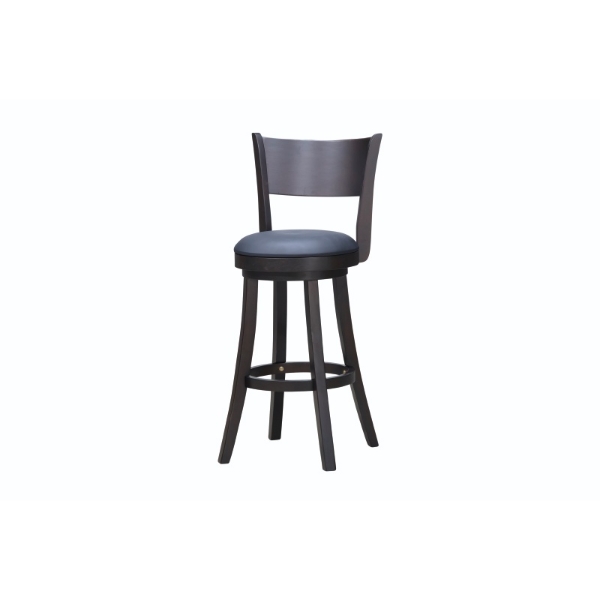 Picture of Jakata Swivel Bar Stool - Wood Back Rest