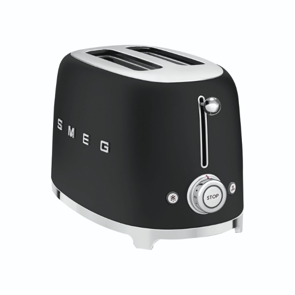 Picture of SMEG 2 Slice 950W Toaster TSF01BL Black