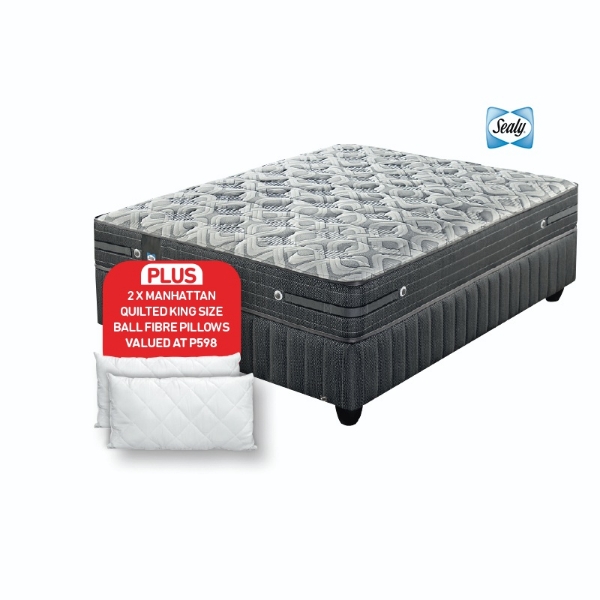 Picture of Sealy Caprivi 152cm Queen Firm B/Set + 2 Pillows