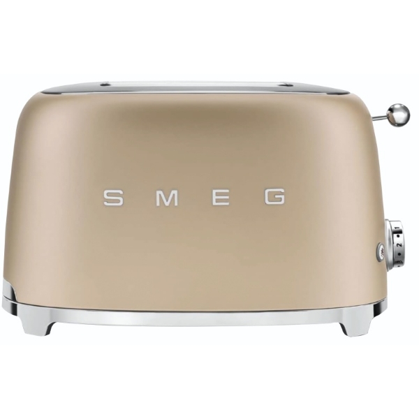Picture of SMEG 2 Slice 950W Toaster TSF01CHM Champagne