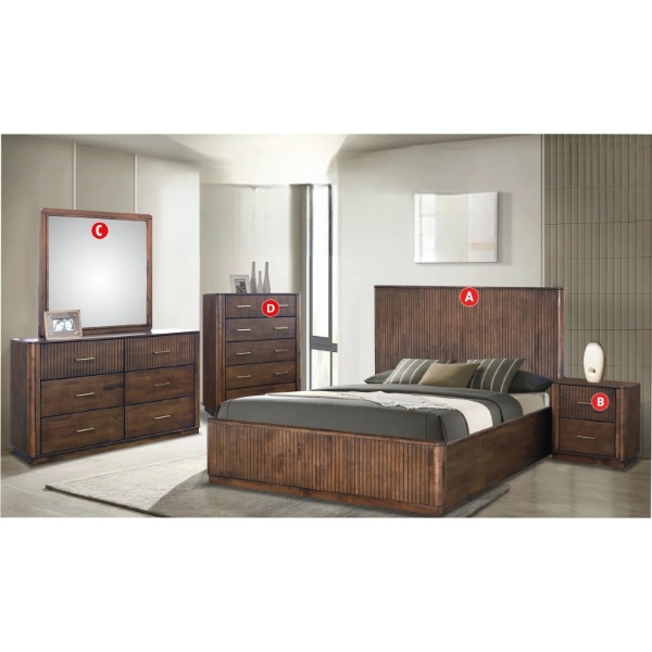 Picture of Zuleika 3Pce Bedroom Suite