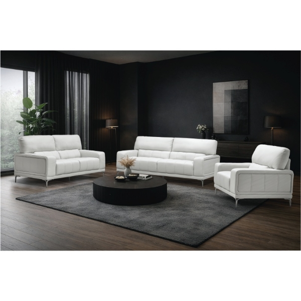 Picture of Rivonia 3Pce Static Lounge Suite - White